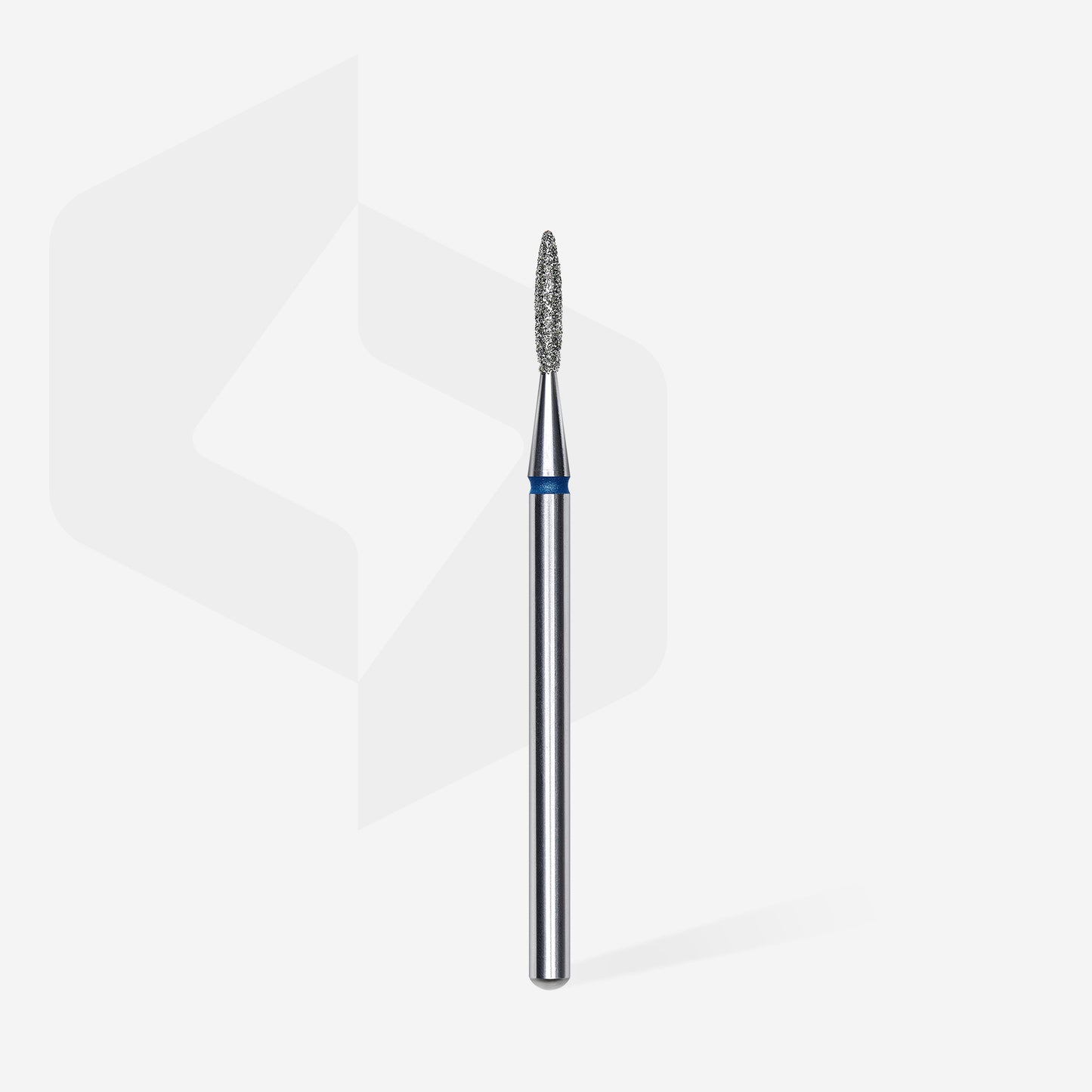 Staleks Diamond nail drill bit pointed flame blue EXPERT head diameter 1,6 mm / working part 8 mm