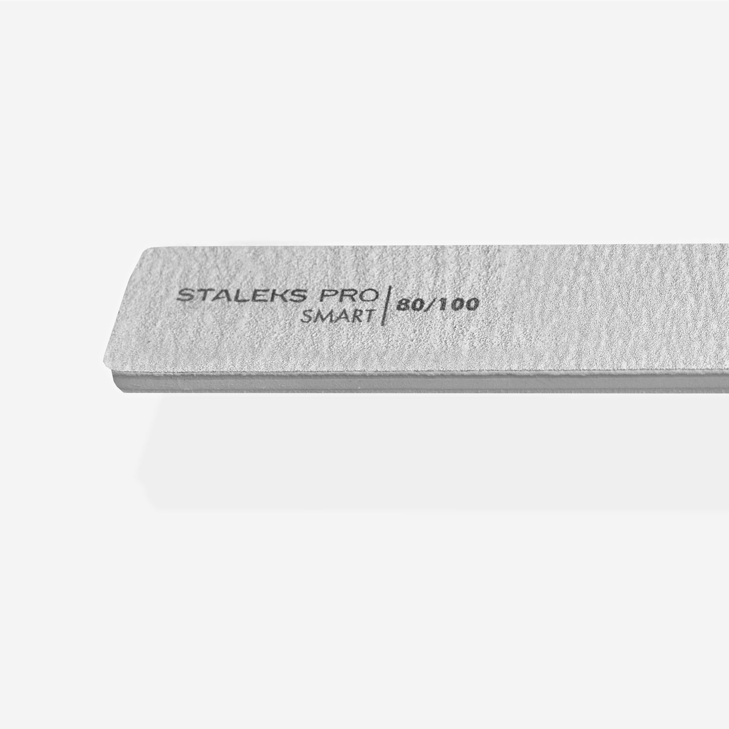 Staleks Mineral wide straight nail file SMART 80/100 grit, (5 pcs.), set