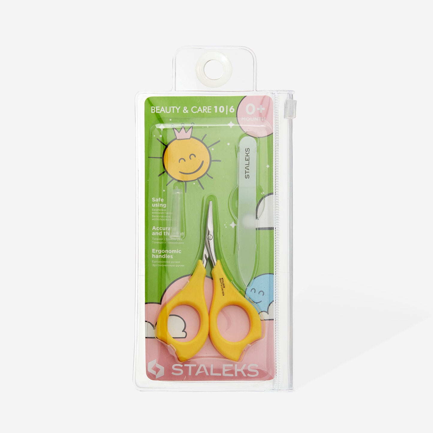 Staleks Manicure set: scissors for children + nail file BEAUTY & CARE 10 TYPE 6