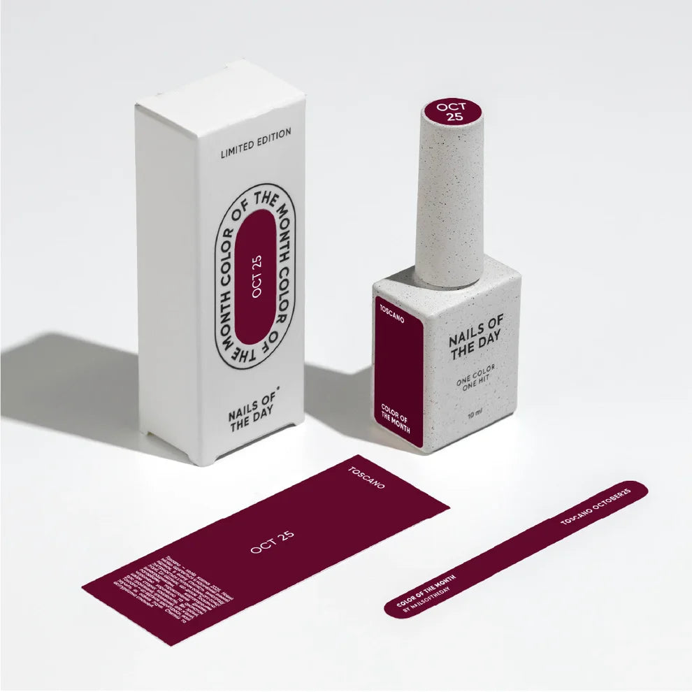 NAILSOFTHEDAY Color of the month October 2025 Toscano, 10 ml